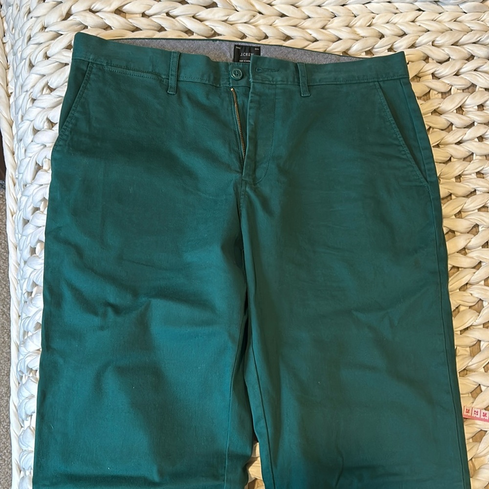 J. Crew green chinos